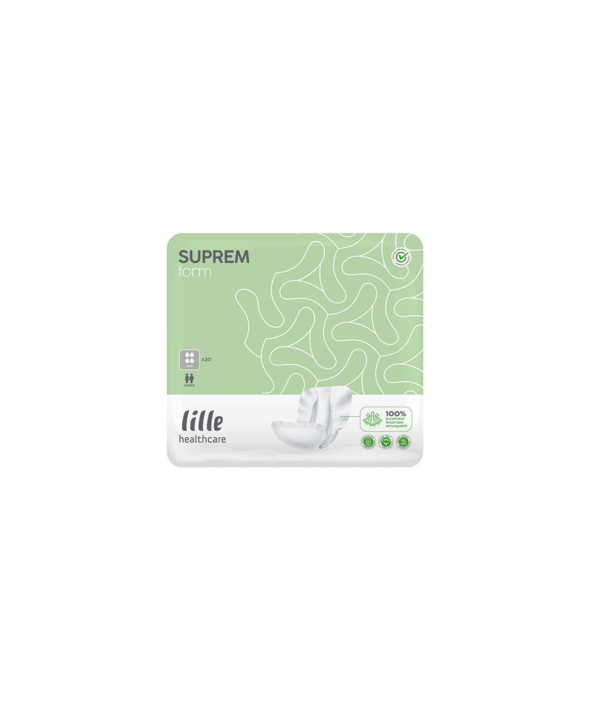 LILLE SUPREM FORM SHAPED PADS MAXI